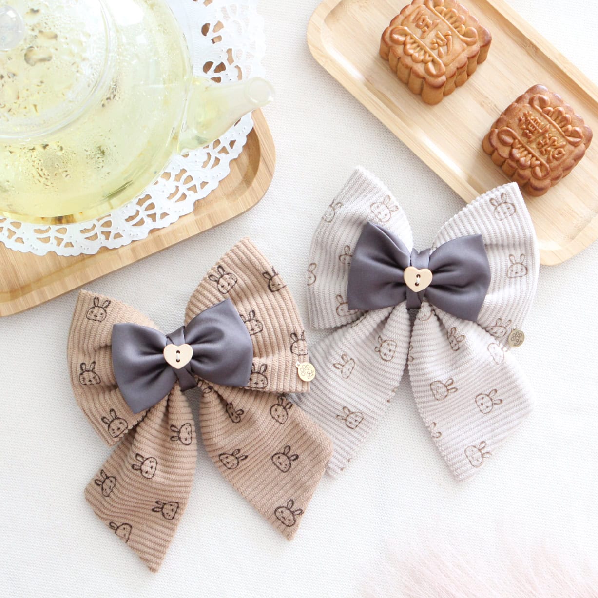 Chocolate Bun Bun Bow | Cocoa