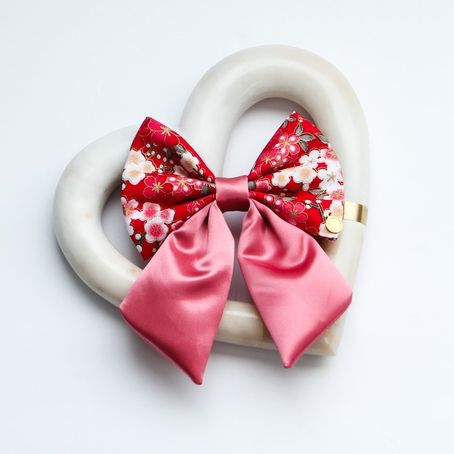 Spring Blossom Sailor Bow | Red