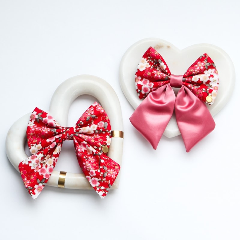 Spring Blossom Sailor Bow | Red