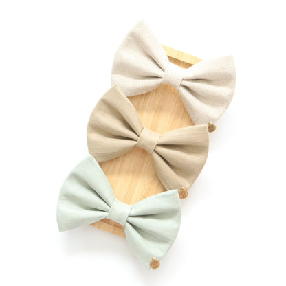 Beige Bow