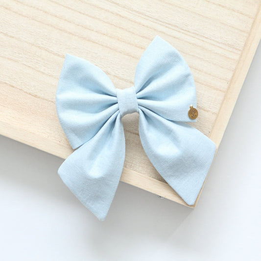 Pastel Blue Bow